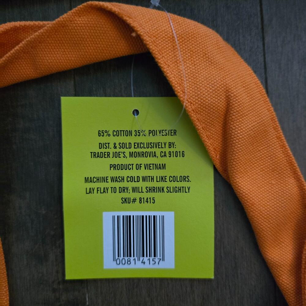 Trader Joes Mini Tote Bags Lot of 4 - Halloween Limited Collection All Colors! - Picture 9 of 9